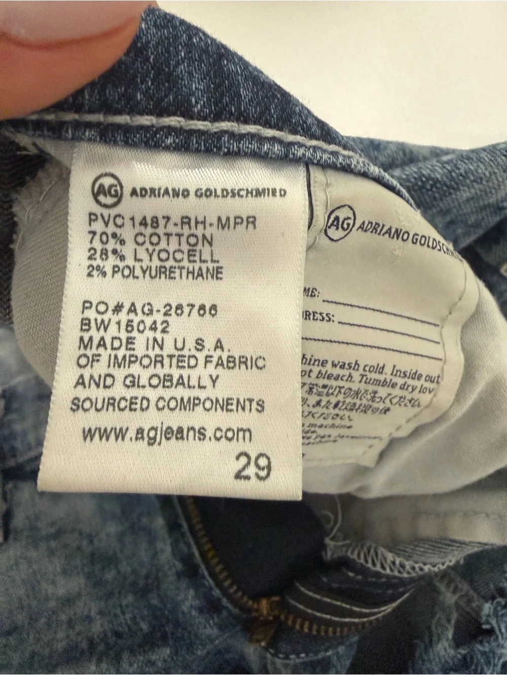 AG the Bonnie relaxed shorts size 29 distressed faded denim
